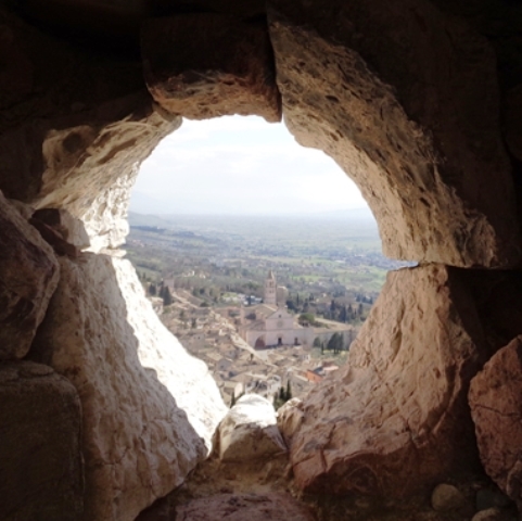 Blick auf Assisi
